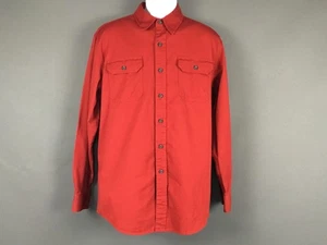 Wrangler Hemd Herren Medium Rot Flex For Comfort Knopfleiste Langarm Freizeit - Bild 1 von 10