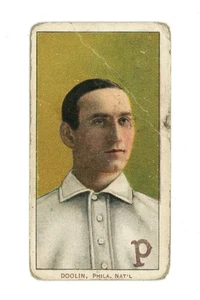 1909-1911 T206 Sweet Caporal 150 Mickey Doolin retrato Philadelphia NL PR - Imagen 1 de 2