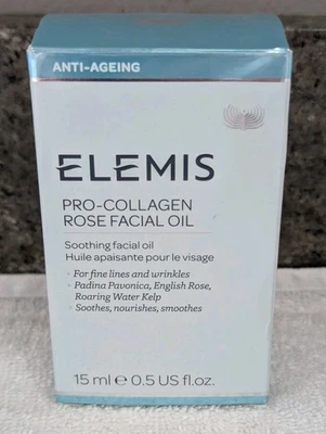 ELEMIS Pro Collagen Rose Facial Oil 15 ml .5 oz NIB  Foto 1 de 4
