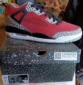 Größe 12 - Air Jordan Spizike Low Toro Red, Neu mit OVP - Bild 1 von 10
