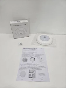 Motion Sensor Light Indoor Battery Operated, Battery Powered Ceiling Light - Picture 1 of 5