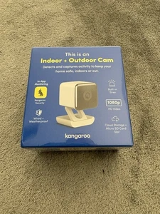 Kangaroo Indoor + Outdoor Cam Wired Security Camera (NEW SEALED) - Picture 1 of 3