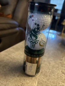 Juego de pelotas de golf Top-Flite Tour 1996 Atlanta Olympics tubo de recuerdo vintage G36 - Imagen 1 de 6