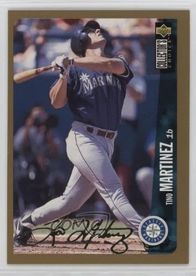 1996 Upper Deck Collector's Choice Gold Foil Signature Tino Martinez #318 - Image 1 of 2