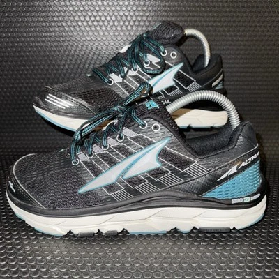 Altra Provision 3.0 Outdoor Running Comfort Shoes Black-Teal Womens Size 7.5 - Imagem 1 de 4
