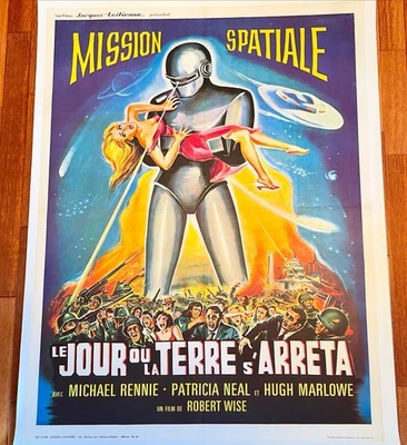 affiche ,Affiche ancienne, Affiche Cinéma/science-fiction - Photo 1/4