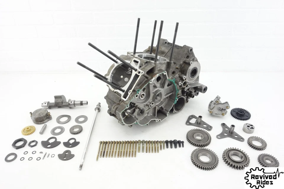 Aprilia 04-09 RSV1000R 06-10 Tuono OEM cárter conjunto de blocos de caixas de manivela de motor  - Imagem 1 de 4