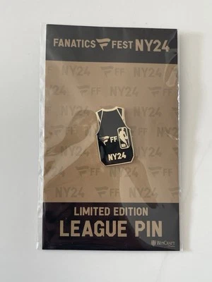 Fanatics Fest NY24 NBA LEAGUE Pin Limited Edition Wincraft FFNYC Collect /100 - Image 1 of 2