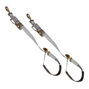 2 Pack Axle Strap Combo Kit 2" x 9 FT Wheel Lift Tire Tie Down Snap Hook Ratchet - Bild 1 von 1