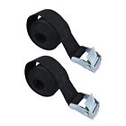 2PCS Lashing Straps with Buckles Adjustable, Up to 600lbs,Tie Down 1" x 3.3'