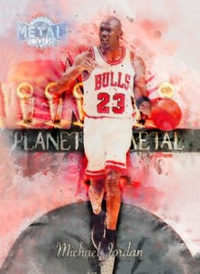 Michael Jordan #3 Sketch Card Limited 1/10 John Rudolph Signed Planet Metal Bull