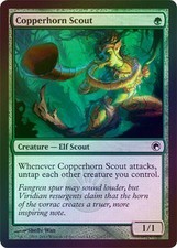 Copperhorn Scout - Foil Light Play MTG Scars of Mirrodin Magic 2B3
