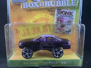 JADA TOYS CAJA DONK & BURBUBBLE 2006 Wave 1 96 Chevy Impala SS TOTALMENTE NUEVO Raro 1:64 - Imagen 1 de 5