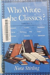 "Who Wrote The Classics Vol. 1" N. Stirling, 1965 4th Print Hc/Dj Collectible - Picture 1 of 12