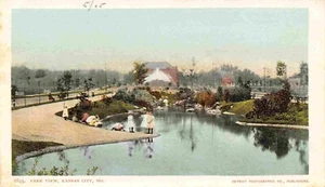Postal Park View Kansas City Missouri 1907c Detroit Publishing - Imagen 1 de 2
