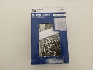Commercial Electric Swag Light Kit Nickel 18 Ft 625245 