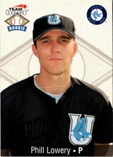 1999 Team Best Phill Lowery #52 Utica Blue Sox Baseball Card