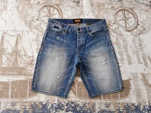 Superdry Biker Edition Men's Denim Shorts - W33 - Picture 1 of 8