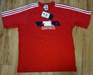 FIFA 2006 WM-Team Deutschland Fußball Adidas T-Shirt Herren Größe Large Neu mit Etikett  - Bild 1 von 7