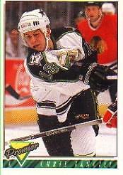1993-94 Topps Premier Stars Hockey Card #429 Chris Tancill