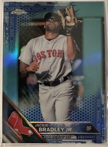 Jackie Bradley Jr. 2016 Topps Chrome #96 Blue Refractor #’d/150 Boston Red Sox