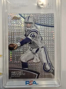 2011 Topps Finest XFractor Peyton Manning 136/399 TAG 10 - Picture 1 of 3