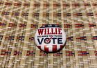 Willie Nelson 'Willie Asks You to Vote" pin