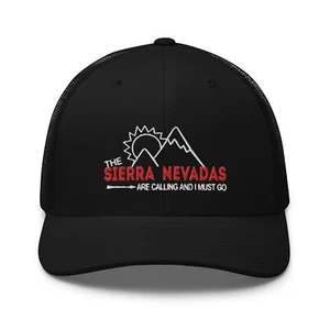 Cappello da camionista campeggio Sierra Nevada Mountains are Calling - Foto 1 di 23