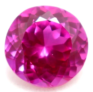 29 Ct Certified Natural Pink Sapphire Round Cut Loose Stunning Gemstone - Picture 1 of 8
