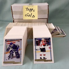 1992-93 Topps GOLD PARALLEL #270 - #529 Stars Commons Rookies U-PICK Hockey Card