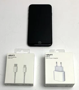 Apple iPhone SE - 64GB - Black - Batteriekapazität 85% (Ohne Simlock) - A2296 - Afbeelding 1 van 5