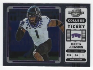 2023 Chronicles Draft Picks Panini Contenders Optic #5 Quentin Johnston - Picture 1 of 2