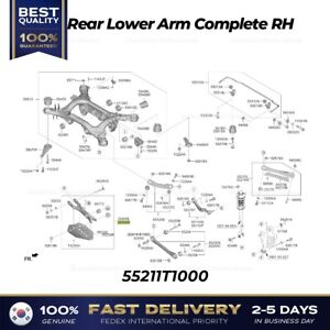 ⭐Genuine⭐ Rear Lower Arm Complete RH 55211T1000 for Hyundai Genesis