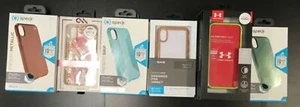 LOT of 11 cases for iPhone X Speck, Under Armour, Misc NEW - Picture 1 of 1