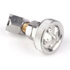Durable Brass Garden Sprayer Nozzle with Silver Color and High Pressure