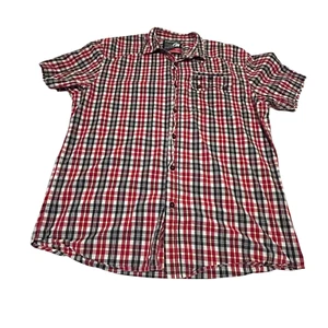 Ecko Unltd Vintage Button Up Shirt Youth XL Mens M Multicolor Plaid Short Sleeve - Picture 1 of 9