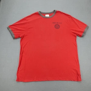 Old Navy Ringer T Shirt Men's Y2K Red Track And Field Short Sleeve Size XL - Picture 1 of 16