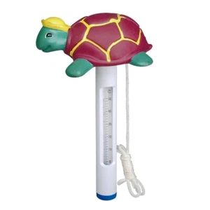 7" Schildkröte schwimmendes Schwimmbad Thermometer mit Kabel 11083J - Bild 1 von 1