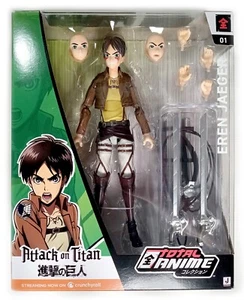 Total Anime Attack on Titan EREN JAEGER action figure NIB Jazwares - Picture 1 of 7