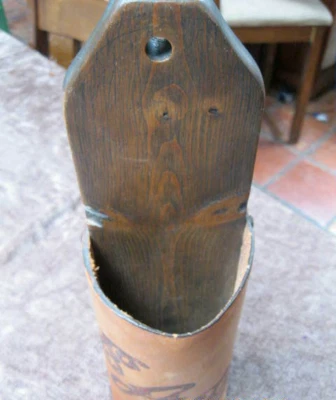 手工皮革雕刻乡村牧场风格木制墙壁装饰工具架  — 第 1/4 张图片