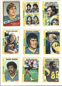 1974 - 2021 Los Angeles/St Louis Rams Football Card Lot (99 Diff) - Bild 1 von 11