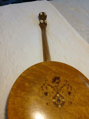 Banjolele Banjo-Ukelele Madera de Arce La Pacifia Antiguo Instrumento Musical Años 20 Foto 1 de 4
