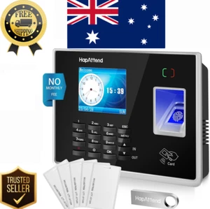Attendance Machine Biometric Fingerprint Clock in Clock Out Machine Time Clocks - Picture 1 of 24