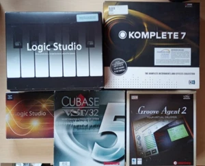 Steinberg Groove Agent 2 Cubase Logic Studio Komplete 7 Software Lot - NO KEYS - Picture 1 of 13