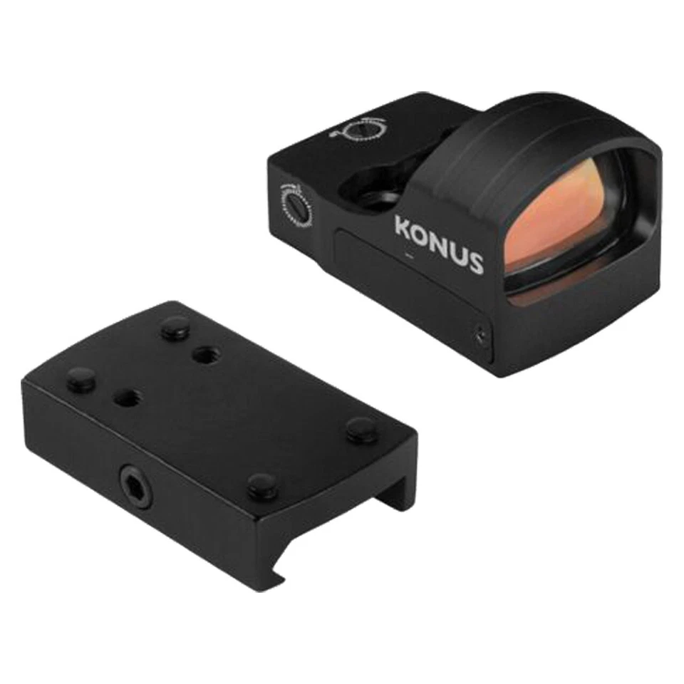 Konus Fission 3.0 红点瞄准镜 4 MOA 点十字线 DeltaPoint Pro 脚印 #7205 — 第 1/1 张图片
