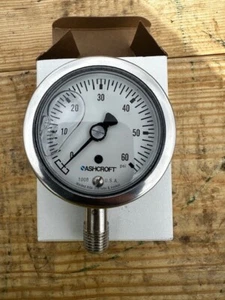 Calibre Ashcroft Industrial Duralife 63-1008-SL-02L-60# 30318646-3 - Imagen 1 de 4