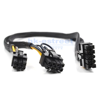 10pin to 6+8pin GPU Power Adapter Cable for HP DL380 G8 Gen8 Gen9 DL385 DL388 G9 - Image 1 of 4