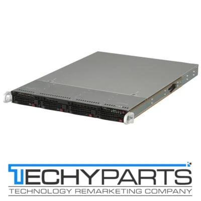 Supermicro SYS-6018R-TDW X10DDW-i Dual LGA2011v3 E5-2600 1U Server CTO - Image 1 of 4
