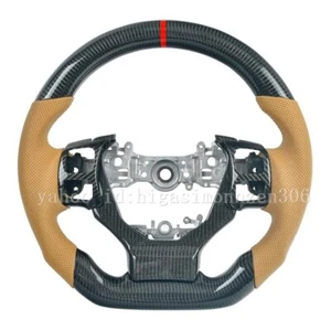 Lexus CT NX GS-F IS RC RC-F Carbon punching leather 1 steering wheel Swi #PCEEHV - Picture 1 of 5