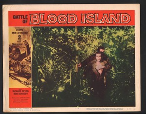 Battle of Blood Island Lobby Card-Richard Devon and Ron Kennedy